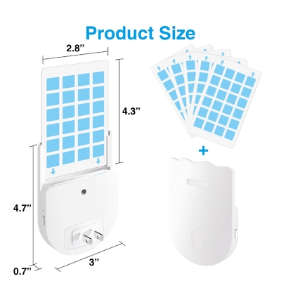 JZ Indoor Electric Fly Catcher Glue Trap with Night Light UV Attract Mosquito Sticky Trap Plug in Flying Insect Trap supplier