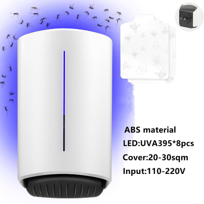 JZ Indoor Bedroom Electric Wall Hanging Fly Catcher Pest Control Purple UV Light Sticky Anti Mosquito Lamp Glue Trapper supplier