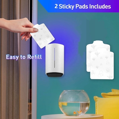JZ Indoor Bedroom Electric Wall Hanging Fly Catcher Pest Control Purple UV Light Sticky Anti Mosquito Lamp Glue Trapper supplier