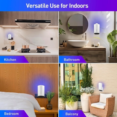 JZ Indoor Bedroom Electric Wall Hanging Fly Catcher Pest Control Purple UV Light Sticky Anti Mosquito Lamp Glue Trapper supplier
