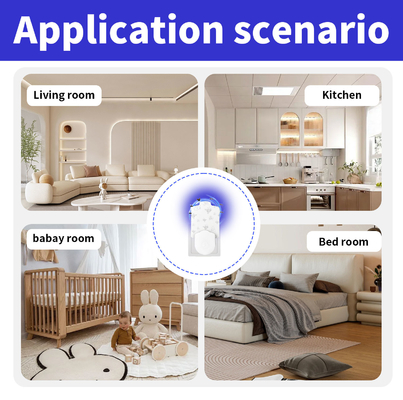 JZ New Arrival Indoor UV Light Human Harless Plug in Sticky Bug Zapper Mosquito Killing Glue Trapper for Indoor supplier