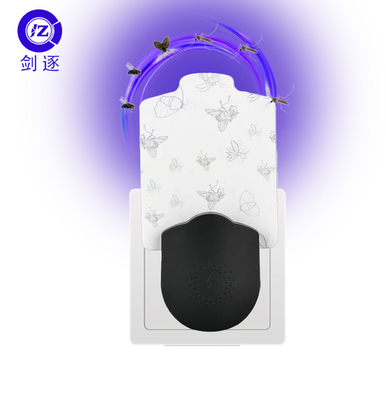JZ New Arrival Indoor UV Light Human Harless Plug in Sticky Bug Zapper Mosquito Killing Glue Trapper for Indoor supplier
