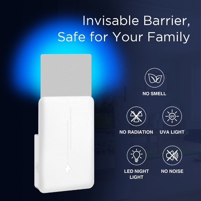 JZ White Harmless Fly Catcher Insect Killing Anti Mosquito Lamp UV Attraction Mosquito Repellent Sticker Lamp for Indoor Bedroom supplier