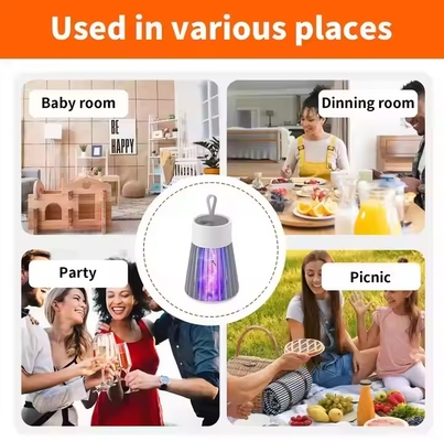 Rechargeable Type 2 in 1 LED UVA Trap Light Indoor Anti Mosquito Lamp Fly Cather Rechargeable Mosquito Zapper supplier