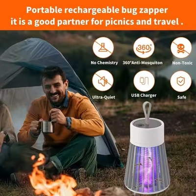 Rechargeable Type 2 in 1 LED UVA Trap Light Indoor Anti Mosquito Lamp Fly Cather Rechargeable Mosquito Zapper supplier