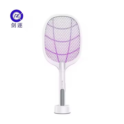 JZ UV Light 3000V High Power 2-in-1 Rechargeable Pest Control Fly Catcher Anti Mosquito Killer Lamp Mosquito Swatter supplier
