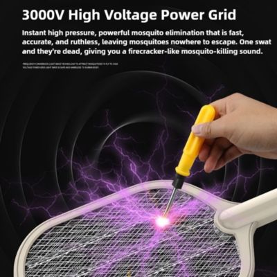 JZ High Voltage Rechargeable Suspension Mosquito Lamp + USB Type Bug Zapper 2 In 1 Electric Mosquito Swatter supplier