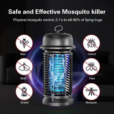 JZ 20W IPX4 UV Light Child Safe Pest Control Fly Fan Insect Trap Anti Mosquito Killing Lamp with Removable Collection Tray supplier