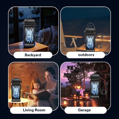 JZ 3000V Waterproof IPX4 Effective Bug Zapper Fruit Flies Bugs Anti Mosquito Killing Lamp for Outdoor Use supplier