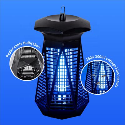 JZ UV Light Indoor Outdoor Hight Power IPX4 Bug Zapper Insect Trap Pest Control Mosquito Killing Lamp for Camping supplier