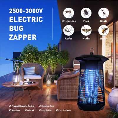 JZ UV Light Indoor Outdoor Hight Power IPX4 Bug Zapper Insect Trap Pest Control Mosquito Killing Lamp for Camping supplier