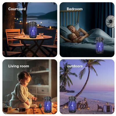 JZ 20W 3000V UV Light Child Safe Easy Clean Waterproof IPX4 Fireproof ABS Casing Fly Catcher Anti Mosquito Lamp supplier