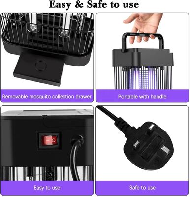 JZ 12W Household Noiseless Fly Catcher Indoor Pest Control Trap Electric Anti Mosquito Lamp with UV Light supplier