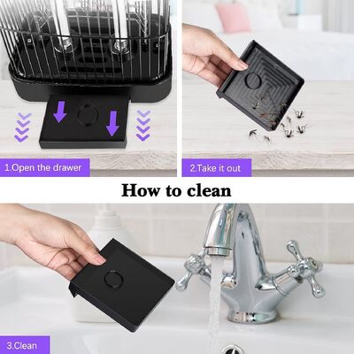 JZ 12W Household Noiseless Fly Catcher Indoor Pest Control Trap Electric Anti Mosquito Lamp with UV Light supplier