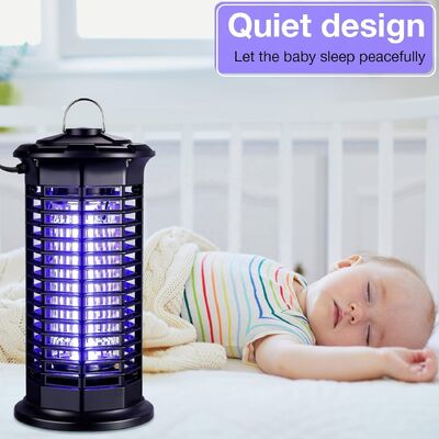 JZ Black Indoor Electric UV Light Insect Trap Bug Zapper Mosquito Killing Lamp Fly Moth Catcher supplier