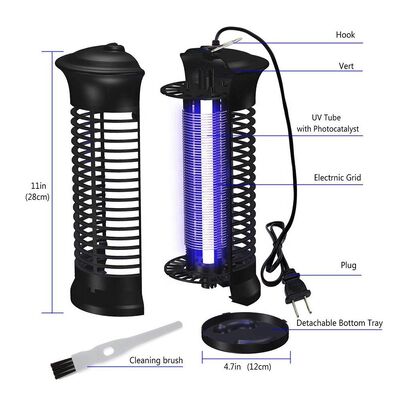 JZ New Style Plastic Waterproof Electric Plug in Household Fly Catcher Insect Killer Lamp Mosquito Killing Machine for Indoor supplier