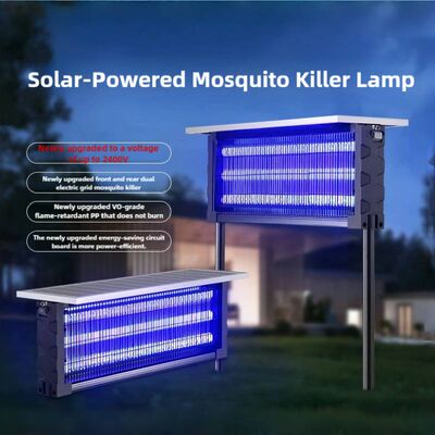 Modern Solar Mosquito Killer Lamp Energy Saving with Easy Cleaning Electric Shock for Outdoor Place Mosquito Control Bug Zapper supplier