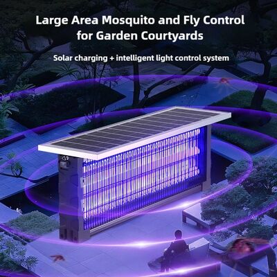 Modern Solar Mosquito Killer Lamp Energy Saving with Easy Cleaning Electric Shock for Outdoor Place Mosquito Control Bug Zapper supplier