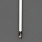 #45 steel 12mm knurled keyway threaded electric fan motor shaft for industrial fan part supplier