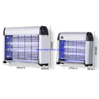 Alu. Frame Electric Indoor Insect Killer Mosquito killer lamp with Powerful 1900V Grid 20W/30W/40W Bulbs supplier