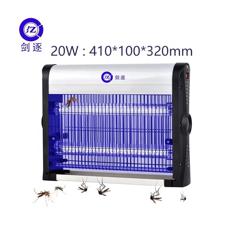 JZ 20W 30W 40W UV Light Aluminum Alloy Anti Mosquito Lamp Flies Moths Catcher Flying Insect Killer Machine for Indoor Using supplier