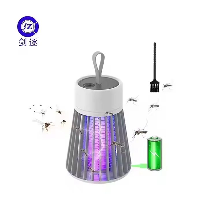 Rechargeable Type 2 in 1 LED UVA Trap Light Indoor Anti Mosquito Lamp Fly Cather Rechargeable Mosquito Zapper supplier