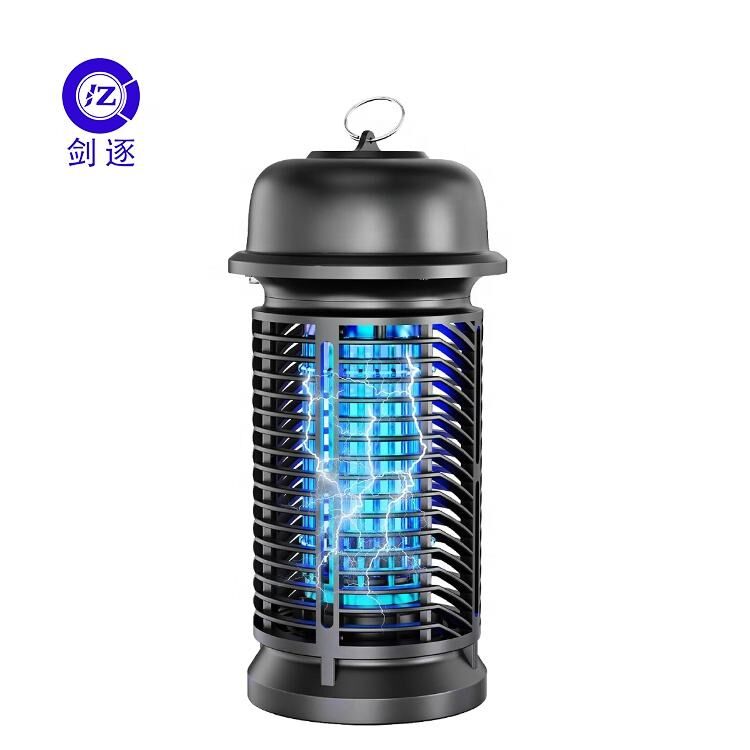 JZ 20W IPX4 UV Light Child Safe Pest Control Fly Fan Insect Trap Anti Mosquito Killing Lamp with Removable Collection Tray supplier