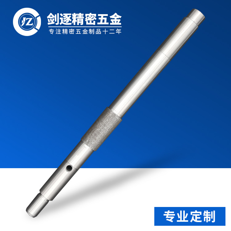 Custom cnc machined long/short motor shaft SS304 custom stainless steel spline wheel shaft supplier